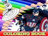 image Coloring Book for Captain America