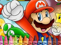 image Mario Coloring